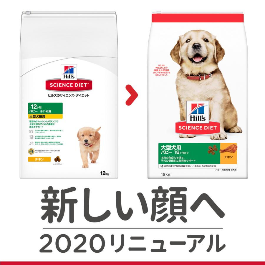 ヒルズ サイエンス・ダイエット パピー 大型犬種用 子いぬ用 ～12ヶ月 サイエンス・ダイエット パピー 大型犬種用 子いぬ用 12kg: 400