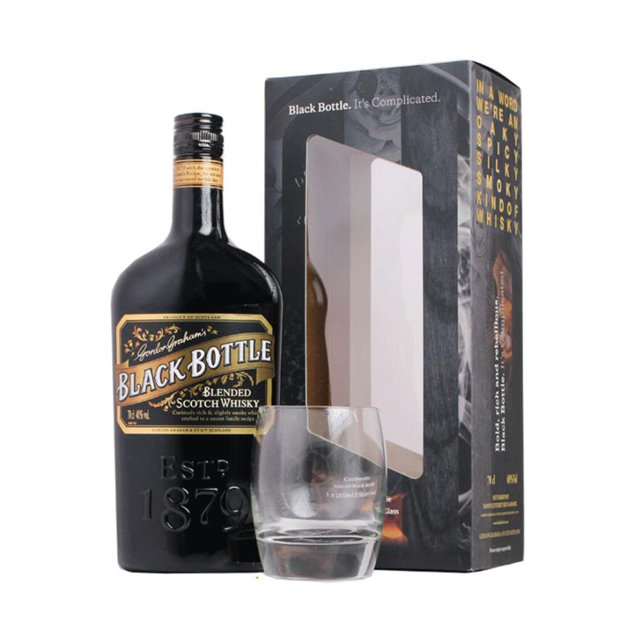 ブラックボトル 40度 700ml ロゴ入りグラス1個付き BLACK BOTTLE