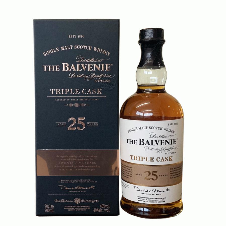 未開栓 THE BALVENIE 25年 バルヴェニー トリプルカスク ザ バルヴェニー 25年 トリプルカスク 並行品 700ml 40% バルベニー
