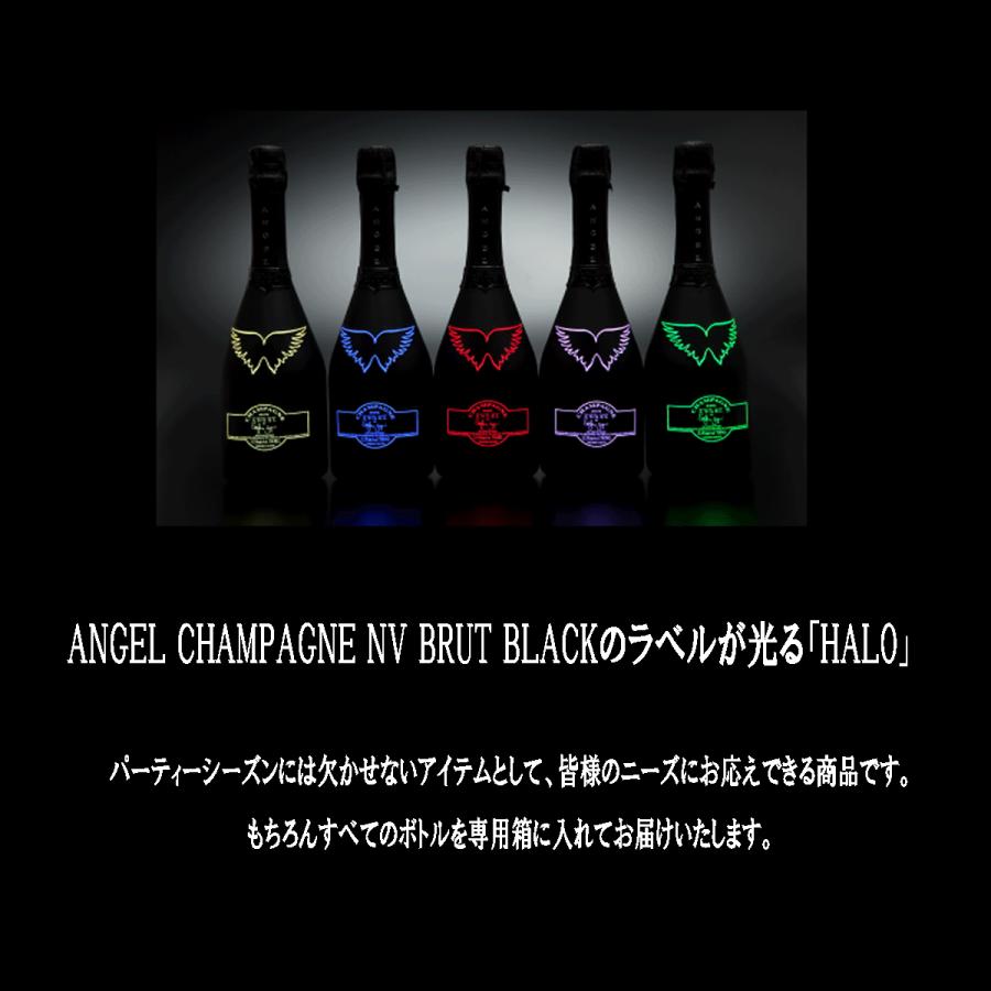 エンジェル シャンパン ブリュット ヘイロー イエロー 箱付き エンジェル シャンパン ブリュット ヘイロー イエロー 箱付き