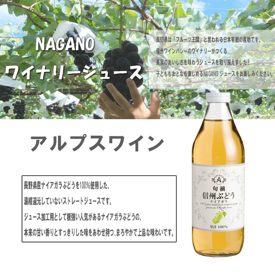 アルプスワイン 信州ナイアガラジュース １Ｌ 果汁１００％ ストレート ぶどうジュース 長野県産 ナイアガラ 1000ml ナイヤガラ ナイアガラ｜teppa｜02