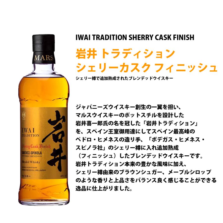 マルスウイスキー 岩井トラディション シェリーカスクフィニッシュ