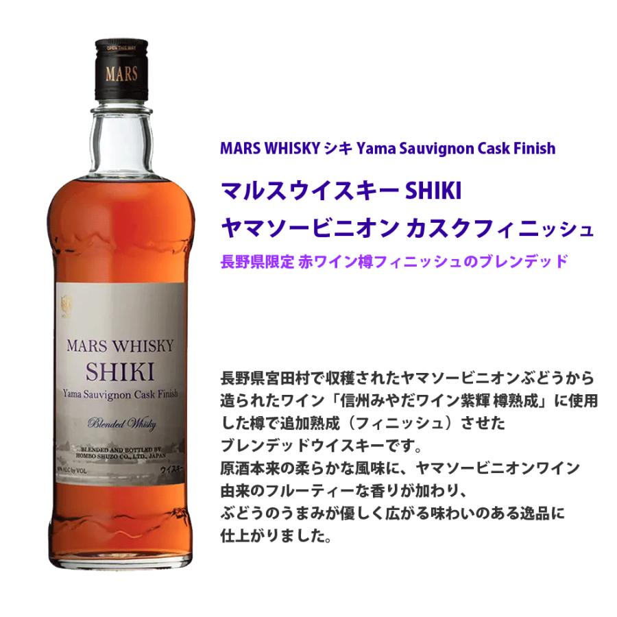 マルスウイスキー マルス SHIKI 飲み比べ 2本セット しき ヤマ