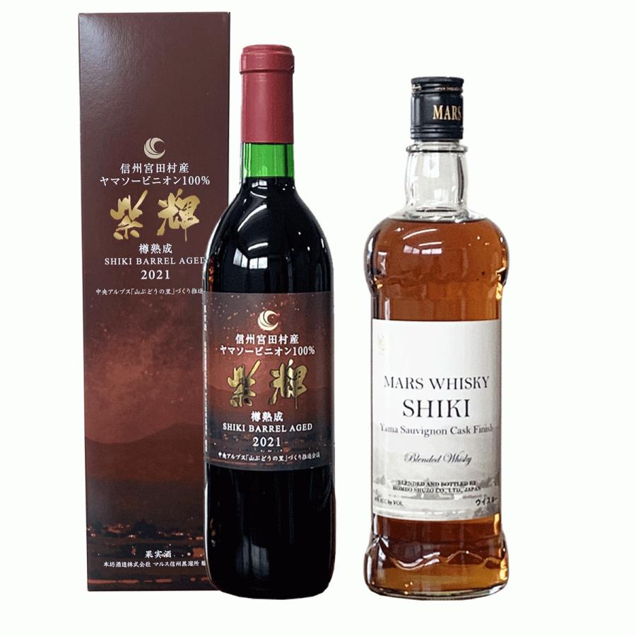 マルスウイスキー 飲み比べ2本セット SHIKI ヤマソービニオンカスク