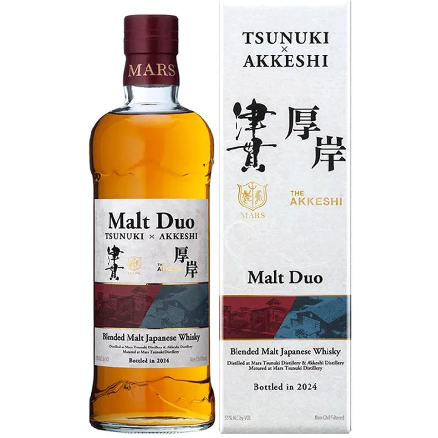 マルスウイスキー モルトデュオ 津貫 × 厚岸 2024 1本 700ml 本坊酒造