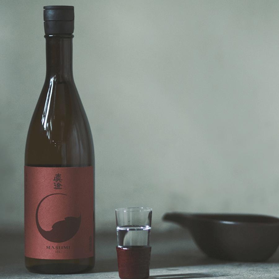 真澄 送料無料 一升瓶 日本酒セット 純米吟醸 紅白セット 赤 白 1800ml