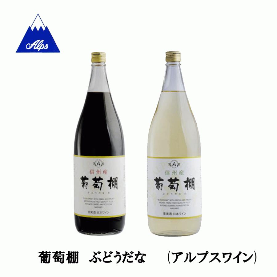 選べる赤白ワインセット 一升瓶 長野ワイン 1800ml ×6本 1ケース 送料