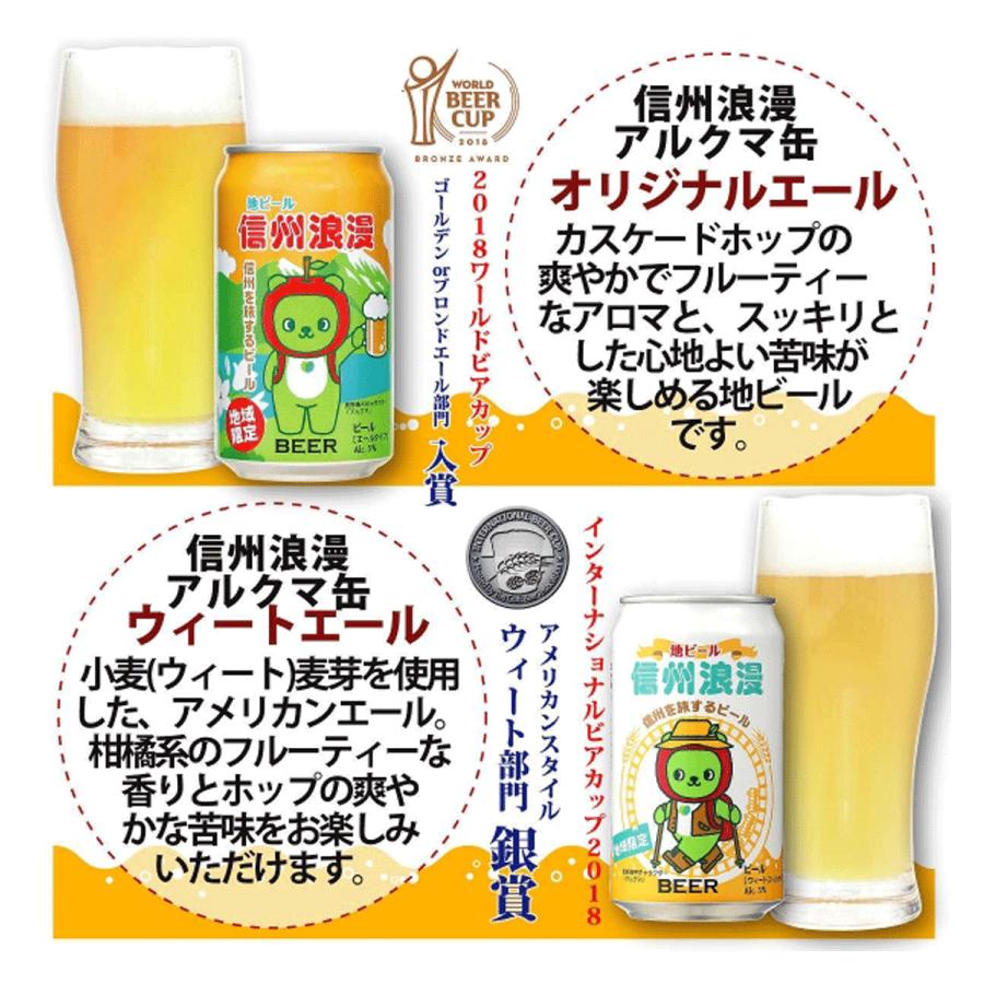 ギフト ビール 信州浪漫ビール アルクマ缶 ２本セット 350ml 長野県 麗人酒造 ギフトボックス入り Shinshuromana2 てっぱ Japan 通販 Yahoo ショッピング