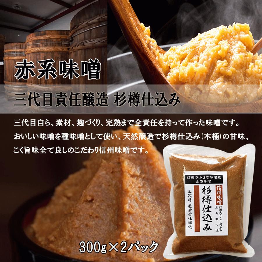 信州味噌 お試しセット 赤味噌 白味噌 国産原料 信州山万味噌 2種類 300g 4 みそ ネコポス 送料無料 信州のお土産 Ya Misoas4s てっぱ Japan 通販 Yahoo ショッピング