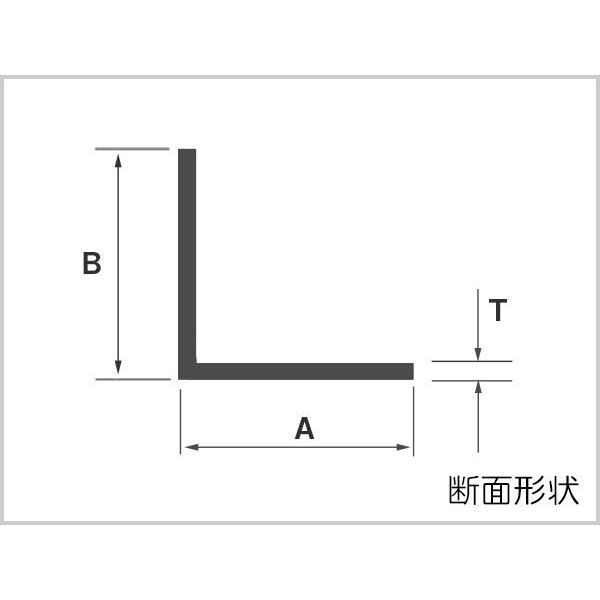 アルミ アングル 生地 A6063 規格 厚さ3mm 30×30mm 長さ300mm アルミ アングル 生地 A6063 規格 厚さ3mm 30×30mm 長さ300mm