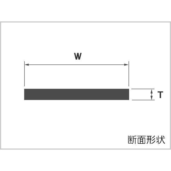 アルミ フラットバー 生地 A6063 規格 FB 3×15mm 長さ300mm 角材 オーダーカット 寸法切り 長さ調整｜teppan-hiroba｜02