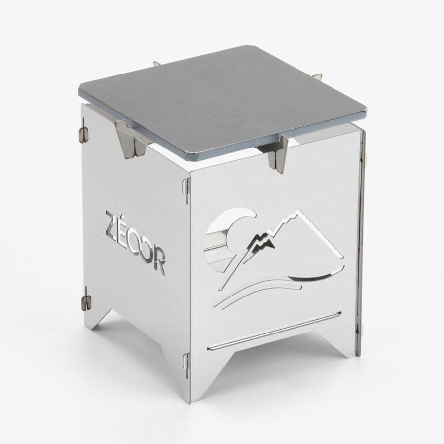 ZEOOR（ゼオール） アルコールストーブ 五徳 風防 ソロ キャンプ