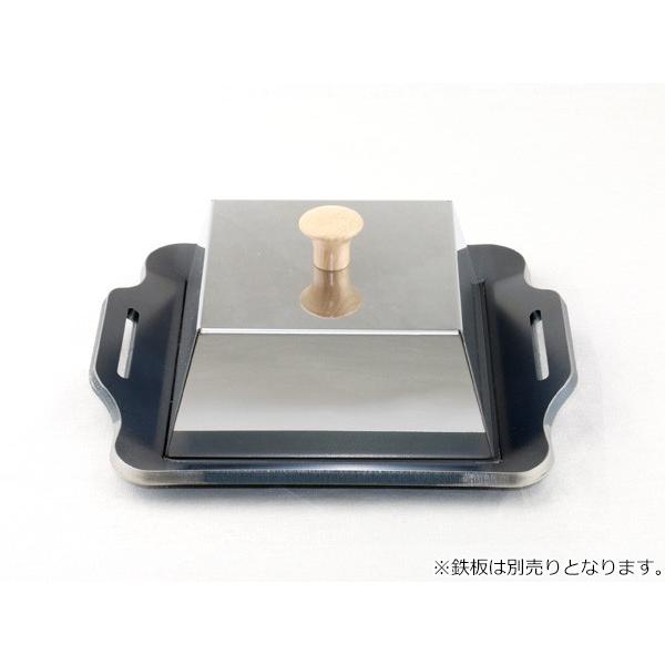ZEOOR（ゼオール） バーベキュー 鉄板 蓋 極小サイズ 130×130mm 木製