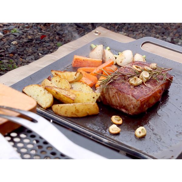 ZEOOR（ゼオール） 極厚バーベキュー鉄板 キャンプ BBQ グリルプレート