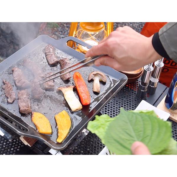 ZEOOR（ゼオール） 極厚バーベキュー鉄板 キャンプ BBQ グリルプレート
