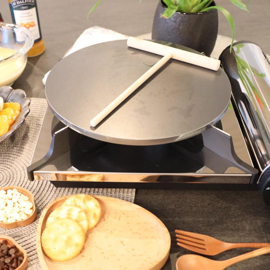 ZEOOR クレープ 鉄板 クレープメーカー クレープ焼き器 板厚4.5mm
