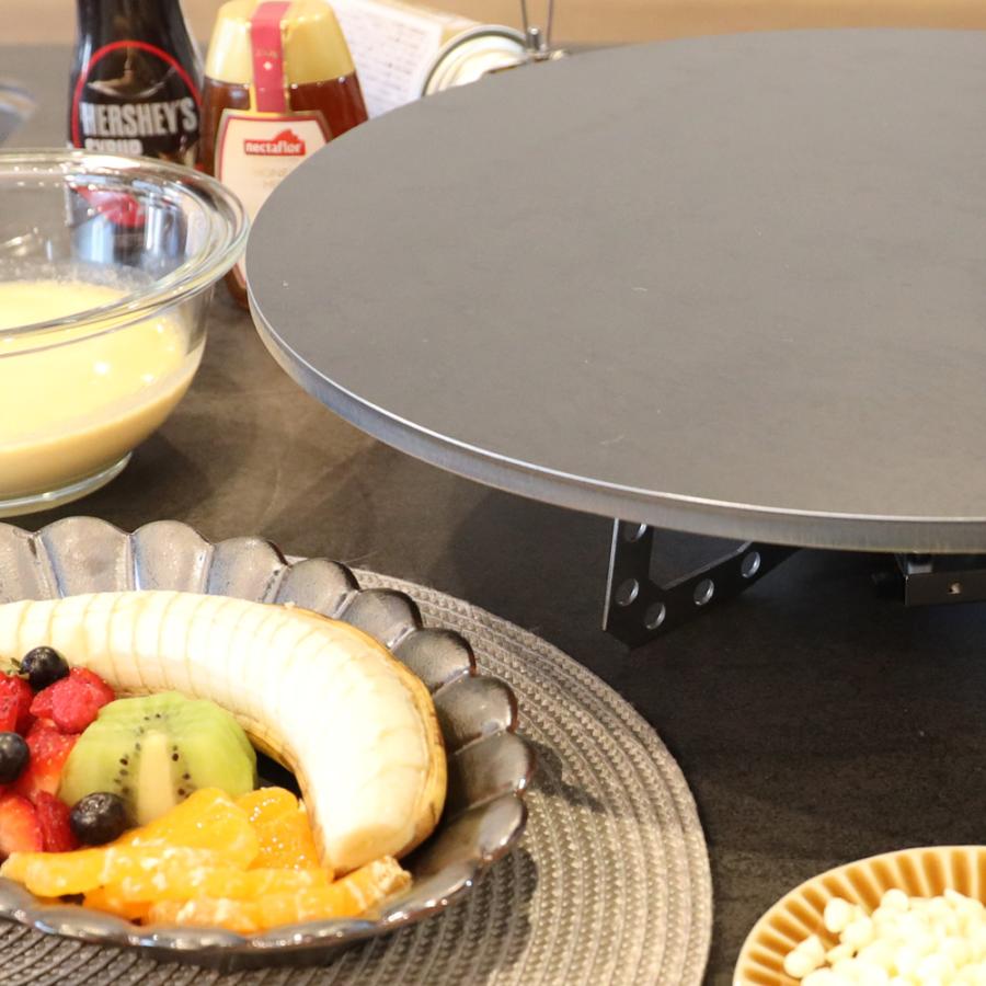 ZEOOR クレープ 鉄板 クレープメーカー クレープ焼き器 板厚6mm