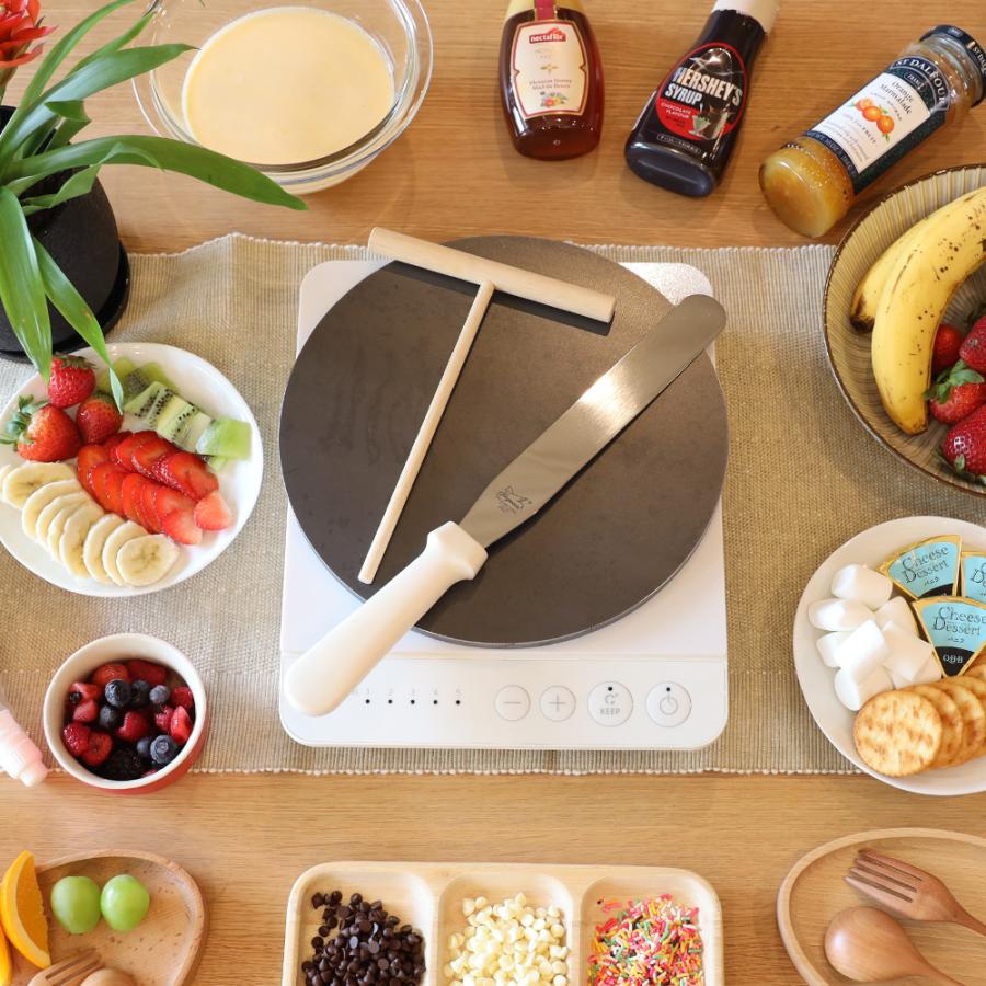 EISHIN 業務用クレープ焼き器 3相200V 鉄板直径約41cm 業務用