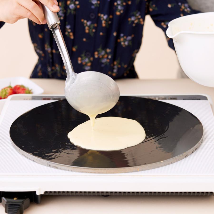 クレープ用鉄板 楽天市場】【IH対応】【豪華レビュープレゼント】【3点セット】【簡単