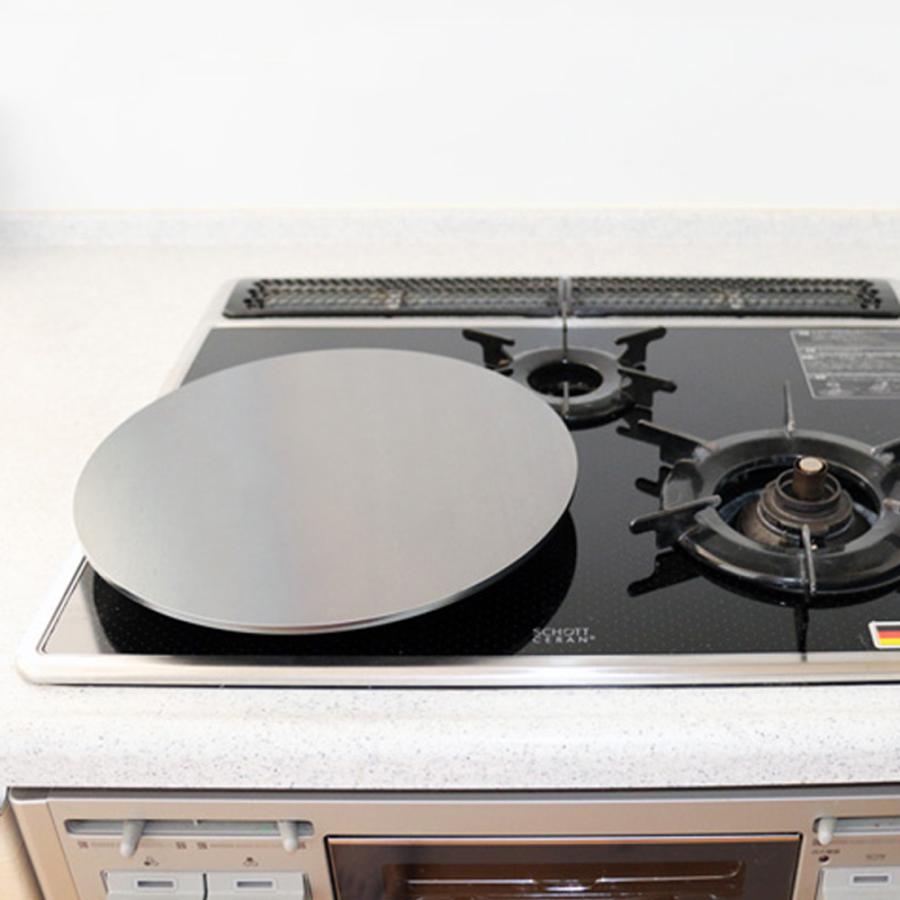 クレープ 鉄板 クレープメーカー クレープ焼き器 板厚9mm 330mm 33cm IH対応 ミニトンボ・スパチュラ付き | ZEOOR | 13