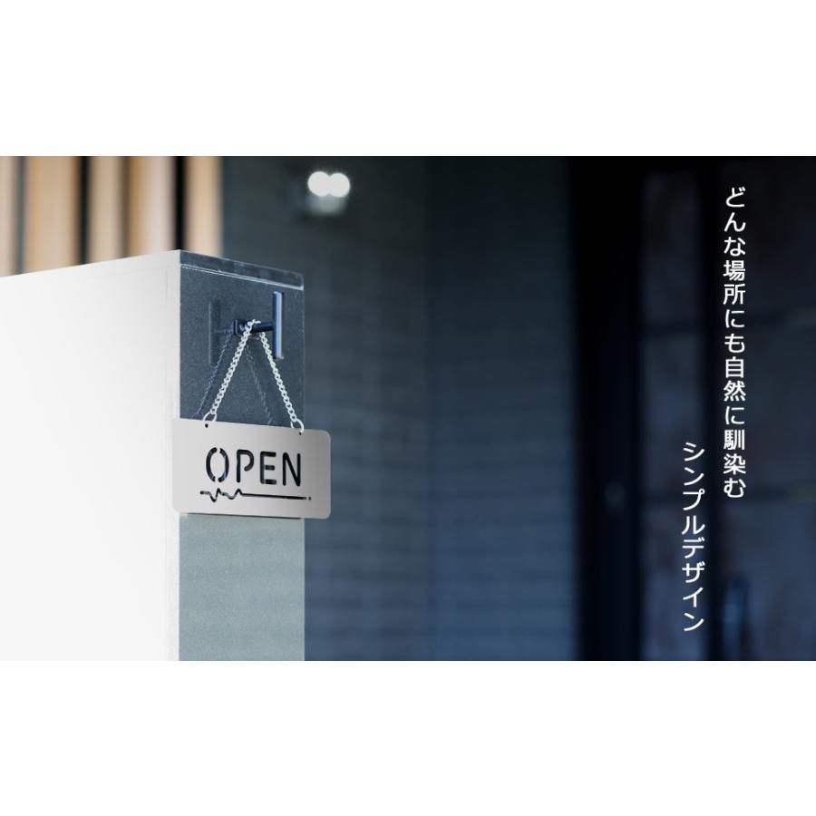 オープンクローズドサイン　両面　オープン&クローズド　アクリル　吸盤セット Amazon | Open Closed Sign (01. Red & Black)オープンクローズド