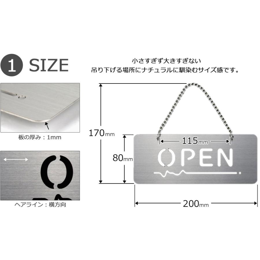 オープンクローズドサイン　両面　オープン&クローズド　アクリル　吸盤セット サインキングダム アクリル製看板 200mm×200mm OPEN CLOSED 準備