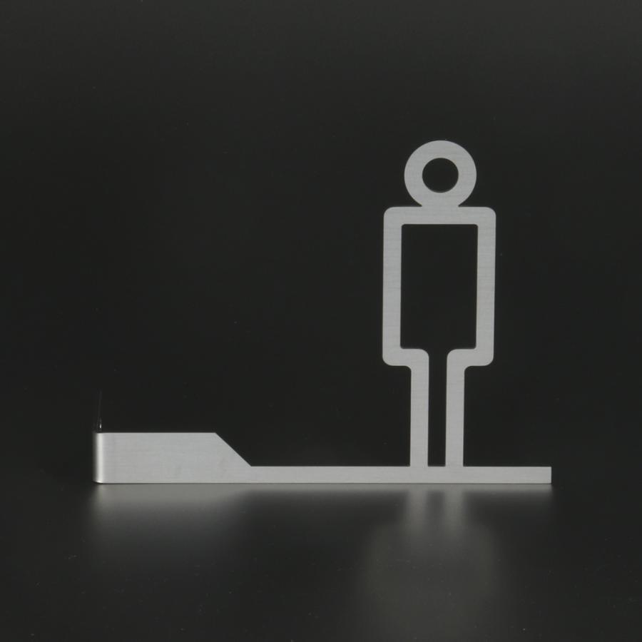 トイレサイン ピクトグラム 男 突き出し トイレマーク おしゃれ