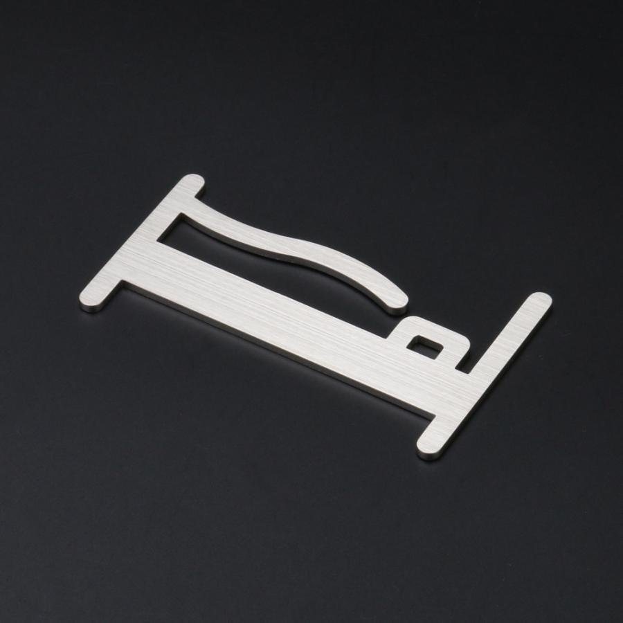 サインプレート お風呂 バスルーム クローゼット 寝室 ステンレス 案内