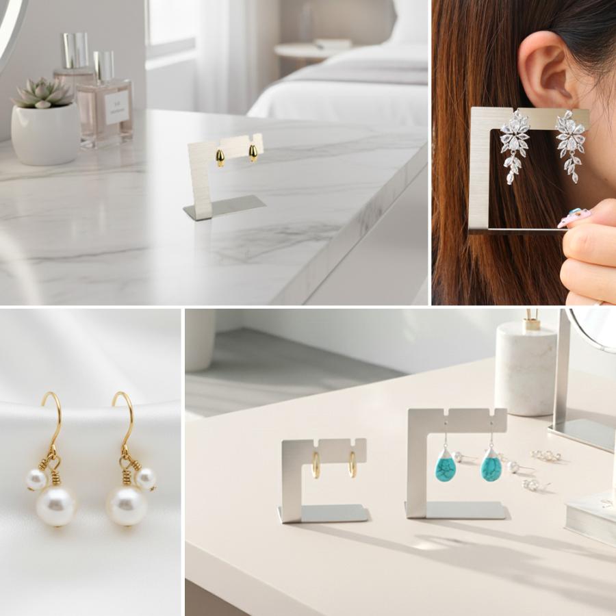 ピアススタンド イヤリング ピアス アクセサリースタンド ディスプレイ 
