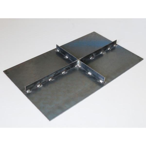 縞鋼板 板厚3.2mm グリストラップ蓋 Cタイプ 600×700(mm) オーダー