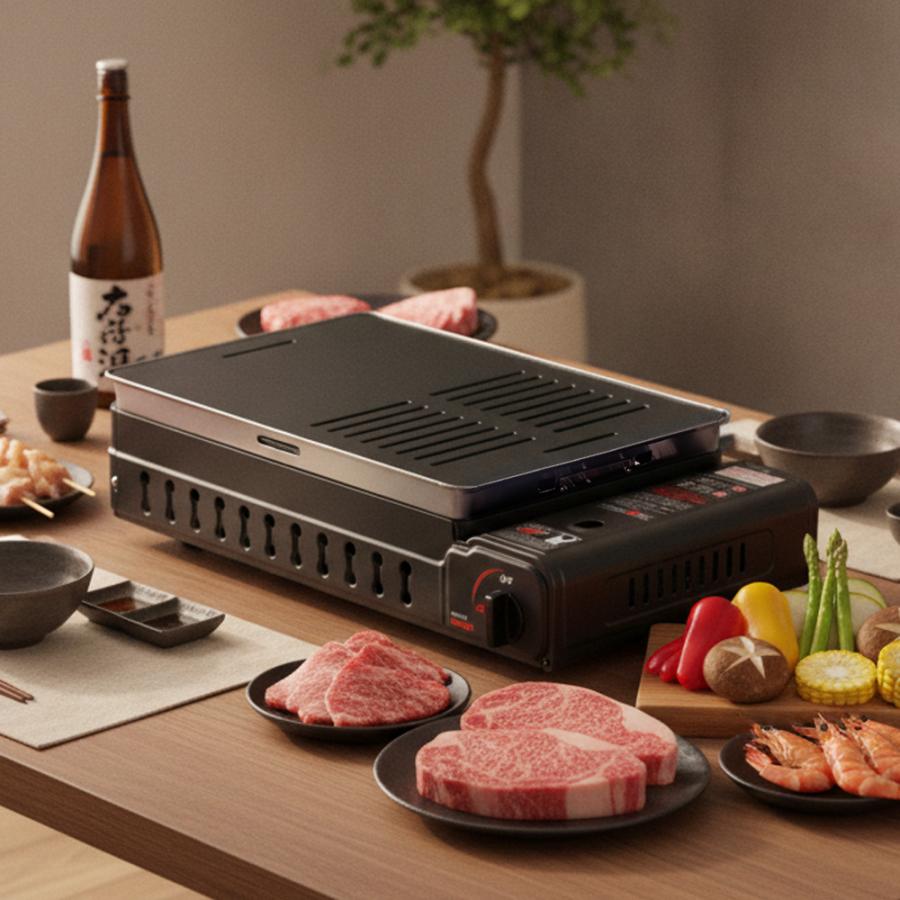 ZEOOR（ゼオール） イワタニ CB-WBG-1 ワイドBBQグリル専用 極厚鉄板