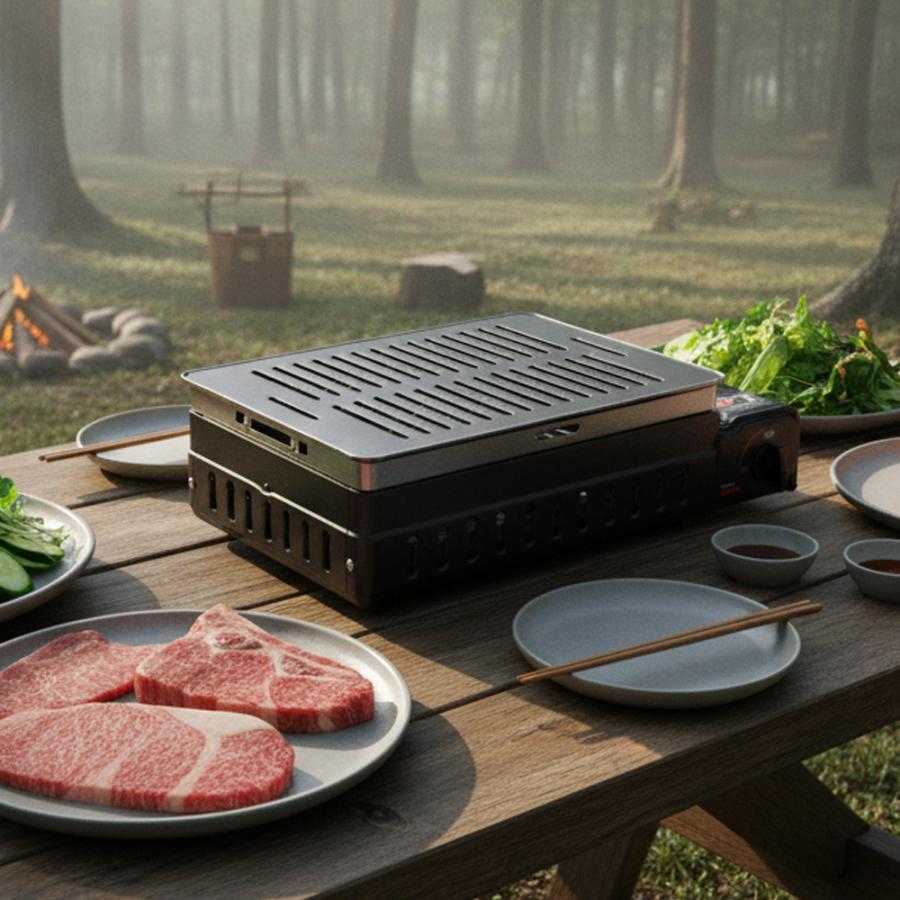 ZEOOR（ゼオール） イワタニ CB-WBG-1 ワイドBBQグリル専用 極厚鉄板