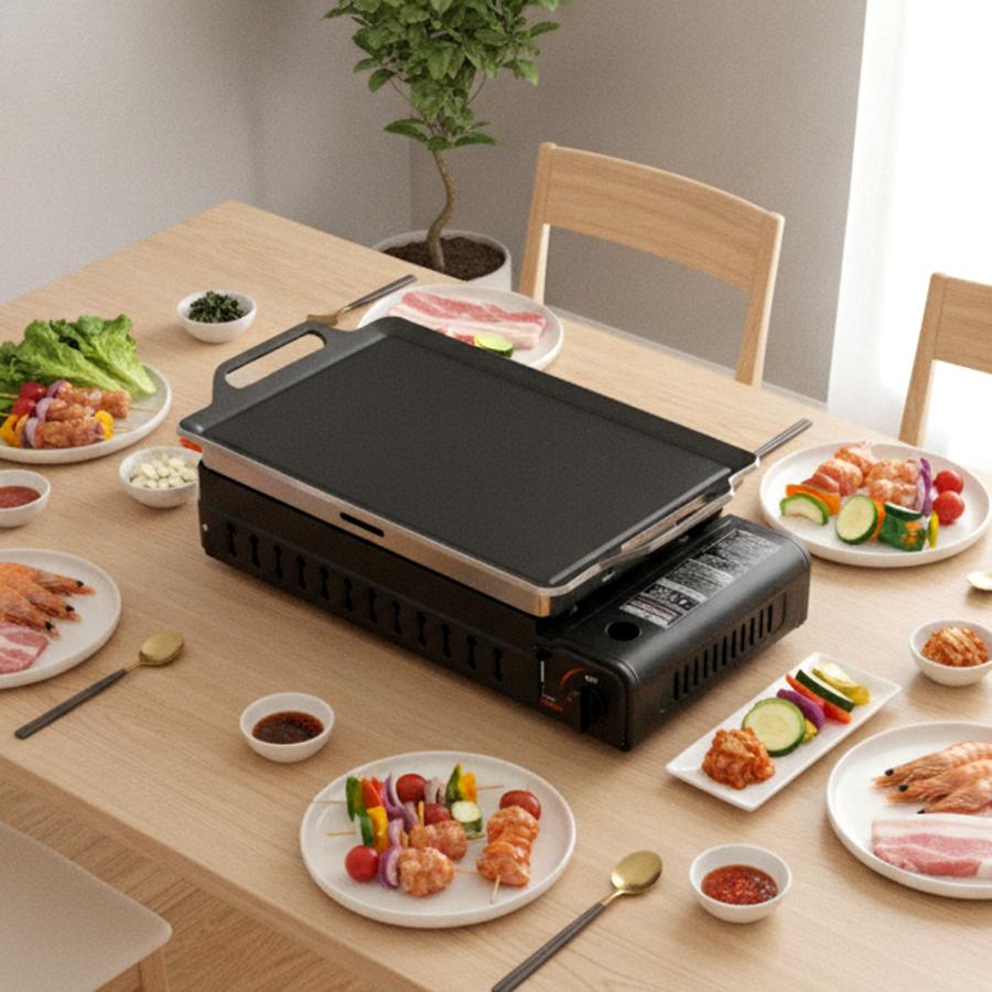 ZEOOR（ゼオール） イワタニ CB-WBG-1 ワイドBBQグリル専用 極厚鉄板