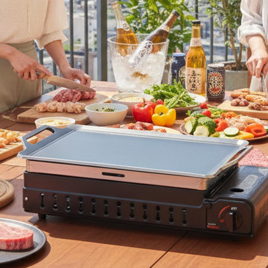 ZEOOR（ゼオール） イワタニ CB-WBG-1 ワイドBBQグリル専用 極厚鉄板