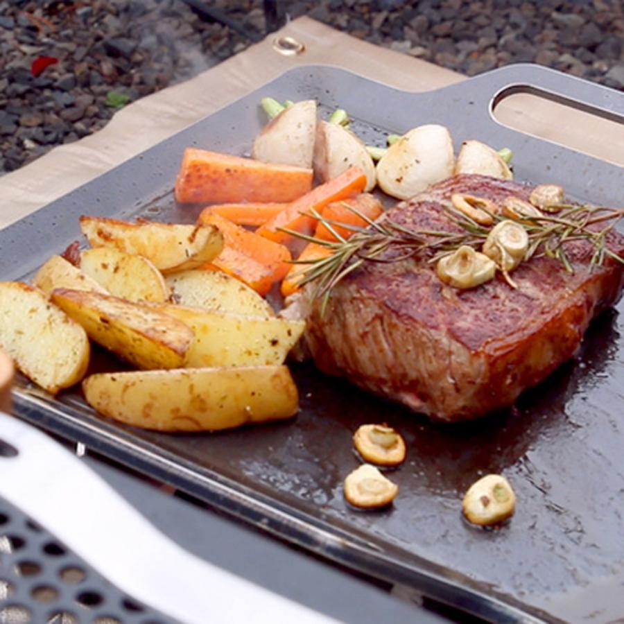 イワタニ 焼き上手さんβ 焼き上手さんα 焼き上手さんβプラス 対応 極厚バーベキュー鉄板 グリルプレート 6mm｜teppan-hiroba｜08