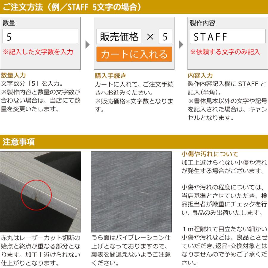 表札 ステンレス 切り文字 アルファベット 数字 丸ゴシック 看板 ドア