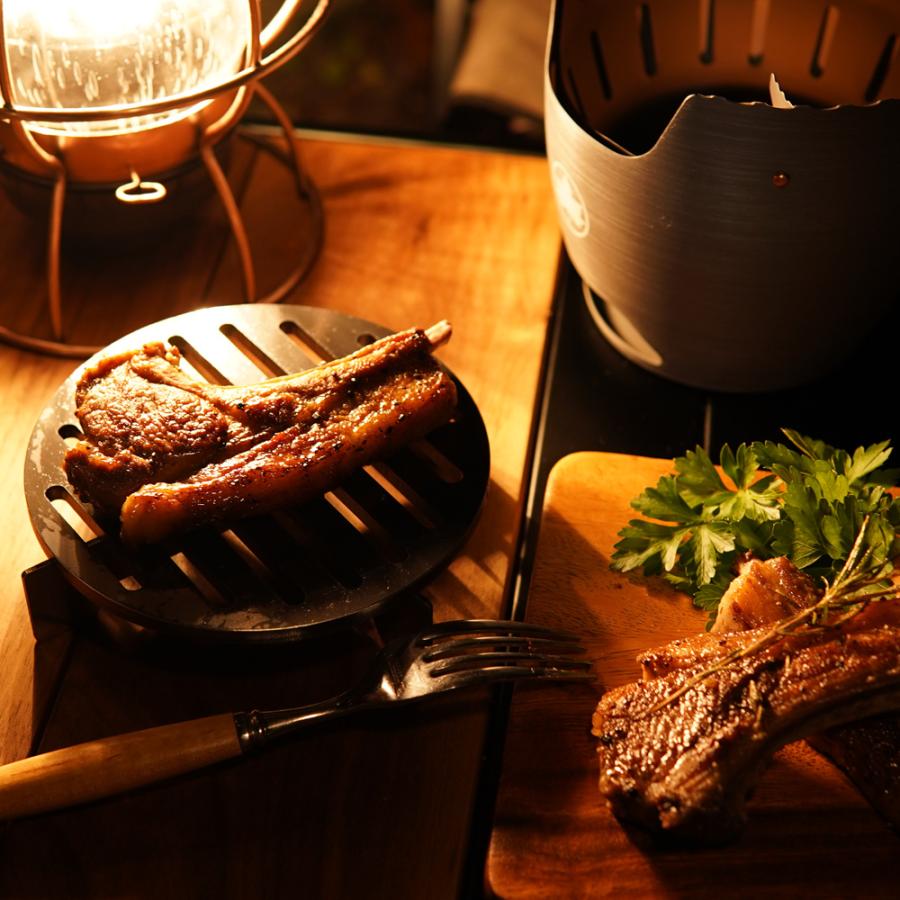 ZEOOR ロゴス LOGOS カマドCHA! 対応 極厚バーベキュー鉄板