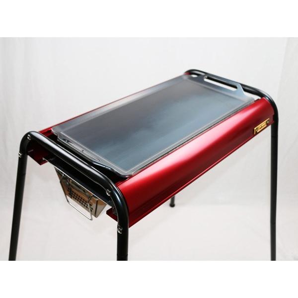 極厚バーベキュー鉄板 ロゴス Smart80 ストリームオーブンBBQ L専用グリルプレート 板厚9.0mm|teppan-hiroba|02