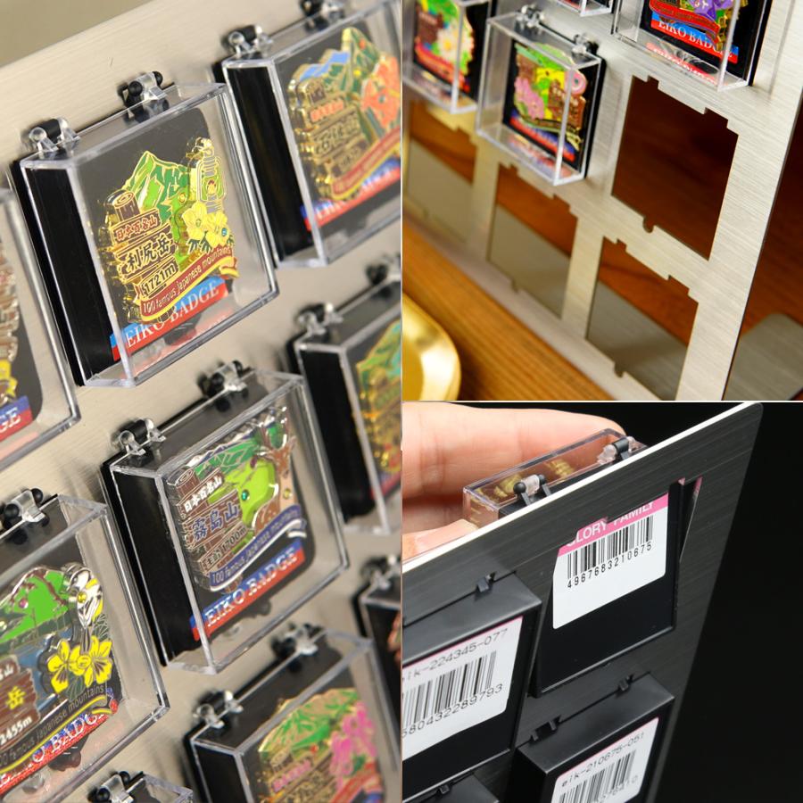 日本百名山 バッジスタンド 百名山バッジ ディスプレイ 登山 バッジ