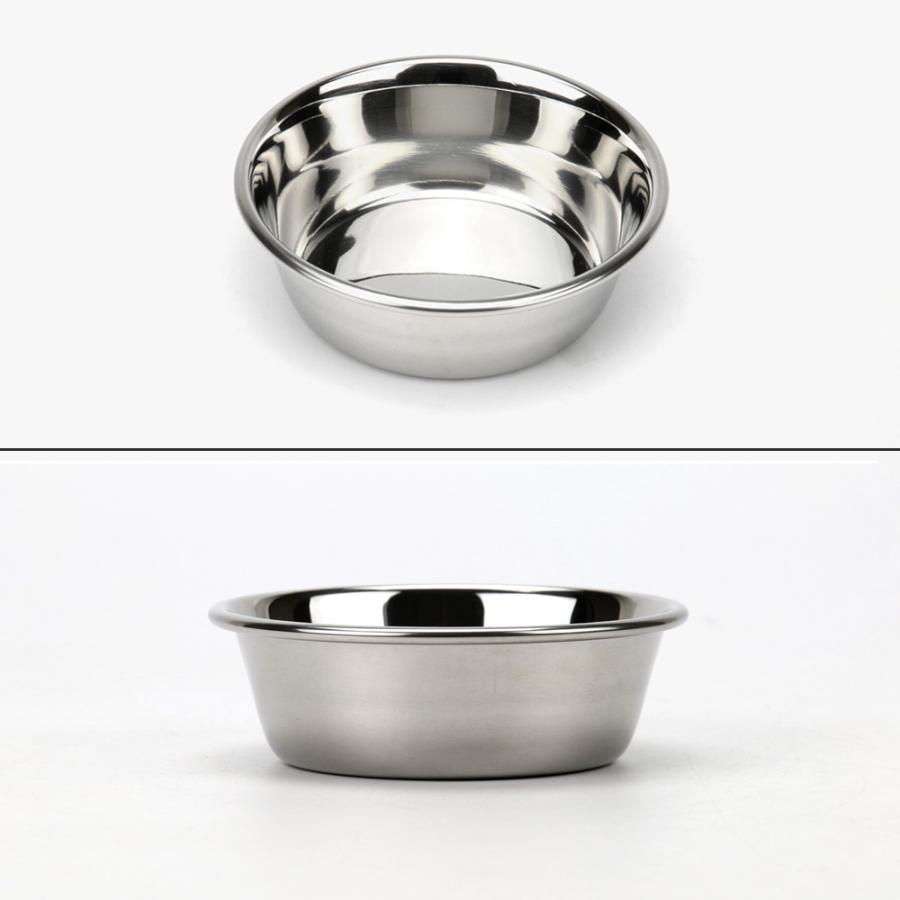 ペット用 フードボウル 犬 猫 食器 ステンレス皿 深型ボウル 食器台
