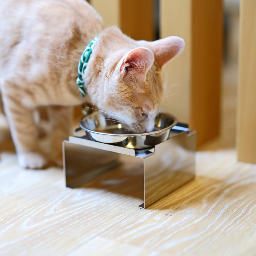 犬 猫 ペット用 食器台 ステンレス フードボウル スタンド ペット 食器皿 おしゃれ 台座 高さ調整 |  | 04