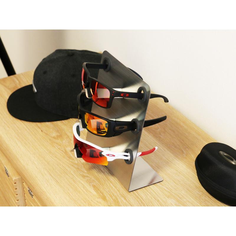 眼鏡スタンド サングラス スタンド ディスプレイ コレクション 3本用