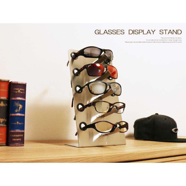 眼鏡スタンド サングラス スタンド ディスプレイ コレクション 5本用