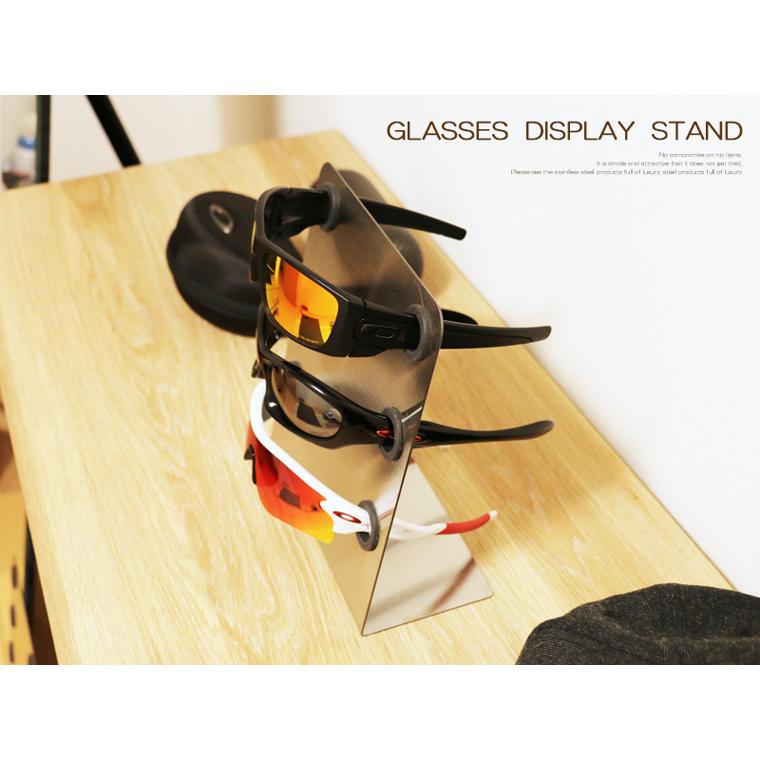 眼鏡スタンド サングラス スタンド ディスプレイ コレクション 3本用