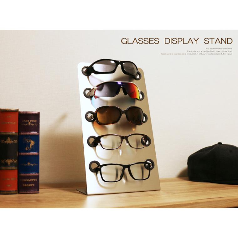 眼鏡スタンド サングラス スタンド ディスプレイ コレクション 5本用