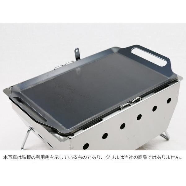 snow peak　IGTシステム BBQ BOX 焼武者（(株)スノーピーク登録商標）専用 グリルプレート　板厚6.0mm｜teppan-hiroba｜02