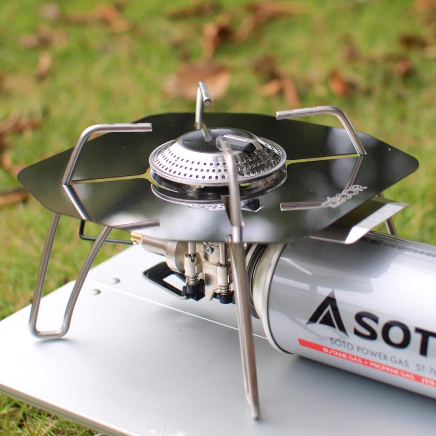 ZEOOR SOTO ソト レギュレーターストーブ レンジ ST-340 専用 遮 ZEOOR SOTO ソト レギュレーターストーブ レンジ ST-340 専用 遮