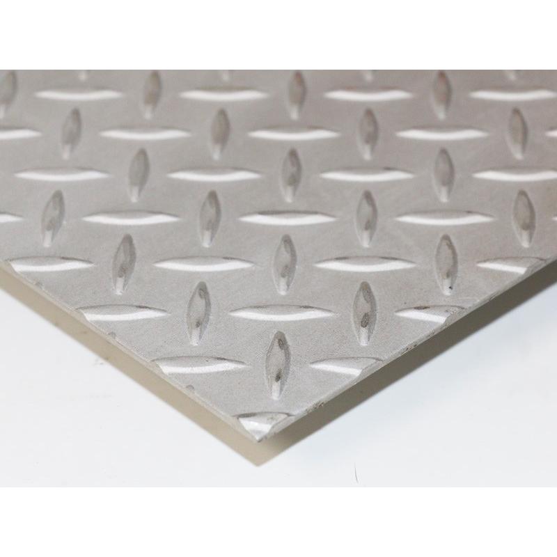 ステンレス 縞板(チェッカープレート) 板厚4.5mm 800×1000mm オーダー