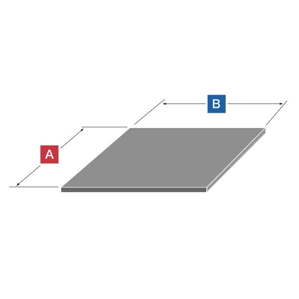 ステンレス板 SUS304-HL 板厚0.8mm 600×600mm オーダーカット 切り板