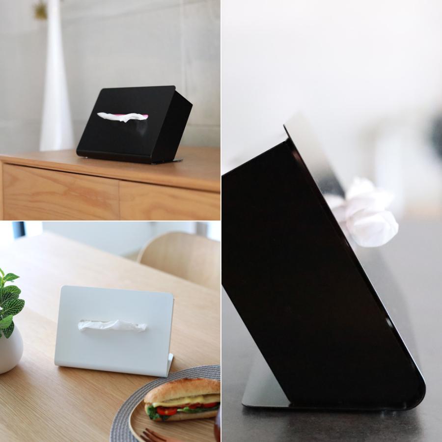 ※ラスト在庫   メガスモールスクエアディッシュ ZEOOR ティッシュケース 横型 おしゃれ コンパクト ティッシュボックス